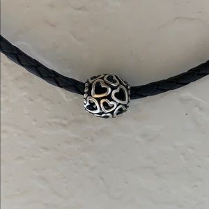 ❤️Pandora Retired Charm Heartfelt or Open Heart
